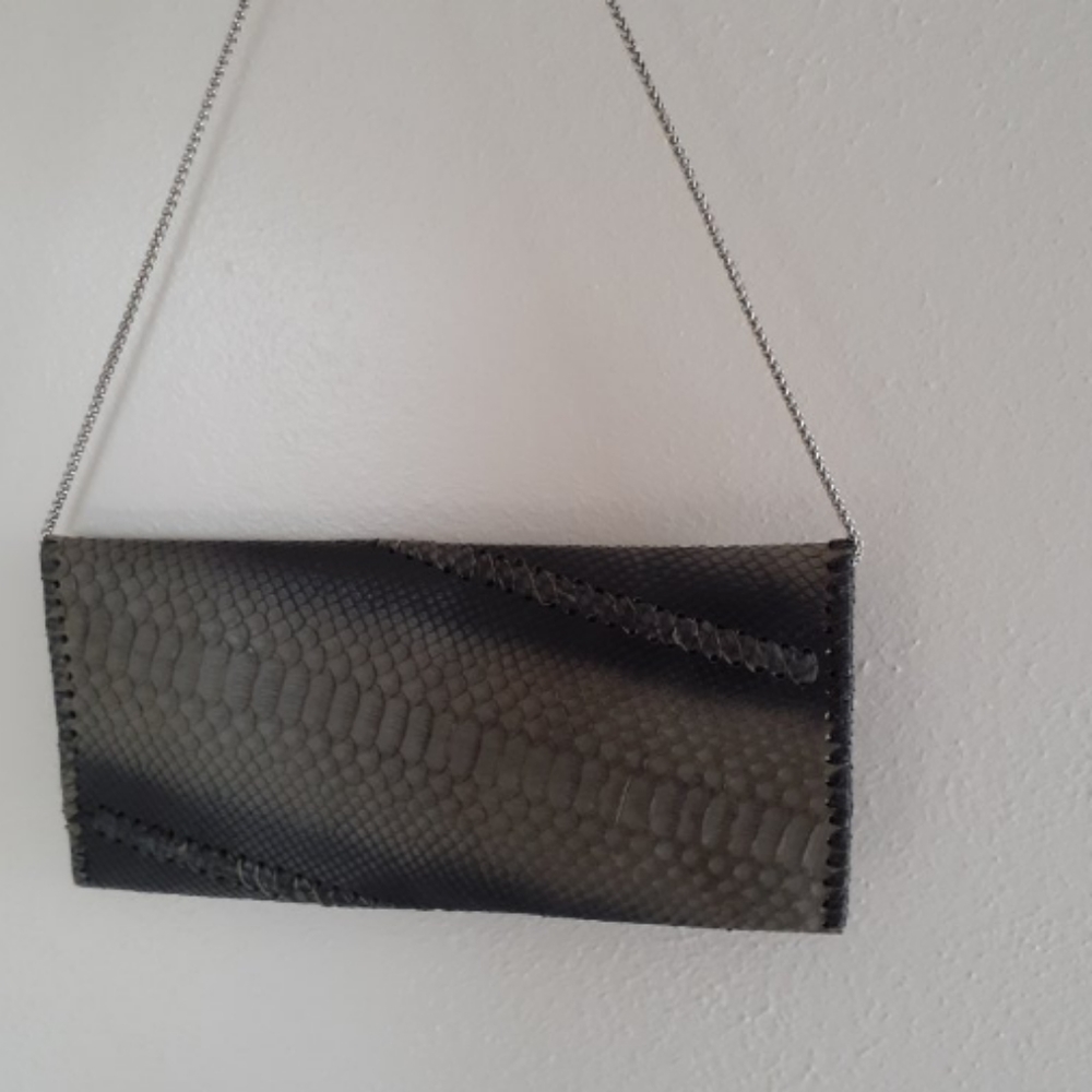 Carlos Falchi Python Clutch - Picture 2 of 5